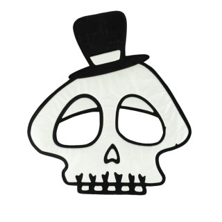 Maska czaszka Arpex (KM5593CZA-5517)