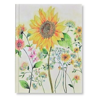 Notes (notatnik) Szyty Słonecznik Akwarela Peter Pauper Press