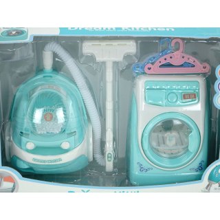 Odkurzacz zabawkowy pralka i odkurzacz, na baterie Adar (526792)
