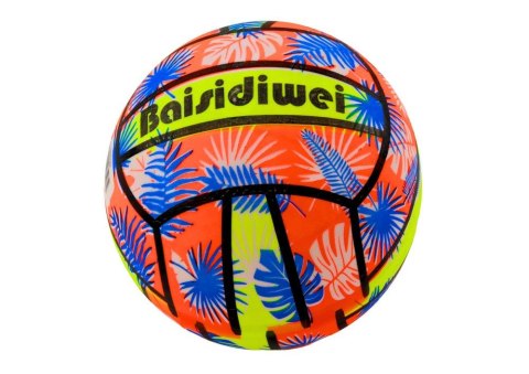 Piłka miękka gumowa Jaskrawa Liście Pomarańczowa Lean (20364)