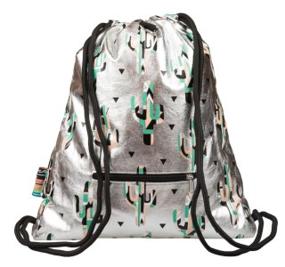 Plecak (worek) na sznurkach Stright Silver Cactus plecak na sznurkach St.Right (SO-11)
