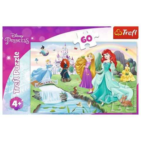 Puzzle Księżniczki Poznaj Księżniczki 60 el. Trefl (17361)