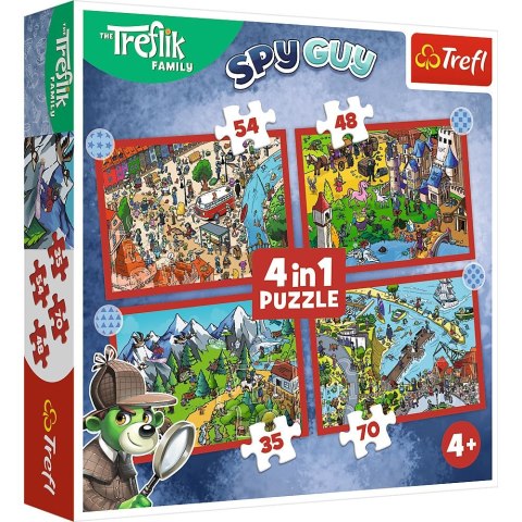 Puzzle Trefliki Podróże Trefl (34675)
