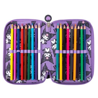 Saszetka KUROMI Violet potrójny fiolet St.Majewski