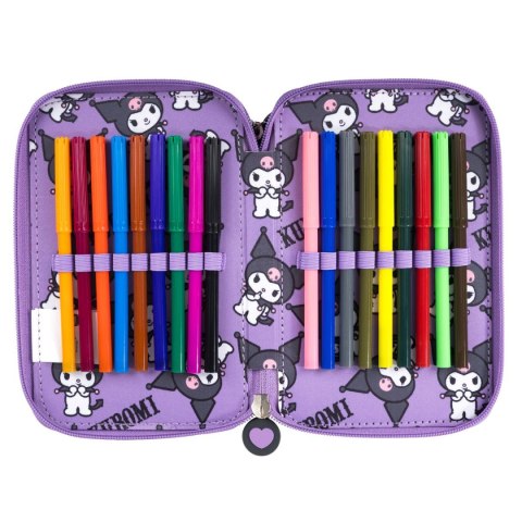 Saszetka KUROMI Violet potrójny fiolet St.Majewski