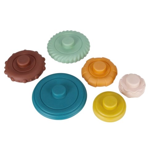 Układanka piramidka pastelowa Bam Bam (500692)