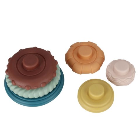 Układanka piramidka pastelowa Bam Bam (500692)