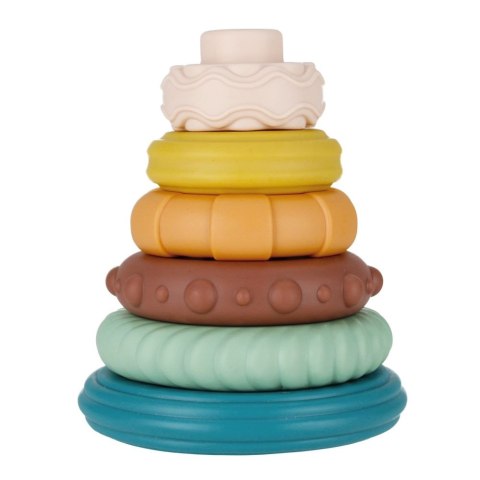 Układanka piramidka pastelowa Bam Bam (500692)