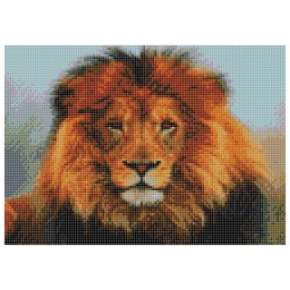 Zestaw kreatywny Diamentowa mozaika 30x40cm Lew Flamingo Line (TSGK77295)