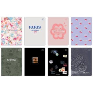 Zeszyt mix A5 60k. 70g krata Interdruk