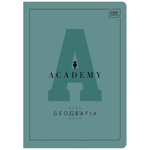 Zeszyt tematyczny ACADEMY A5 60k. 90g krata Interdruk (ZE60#GEOACA)