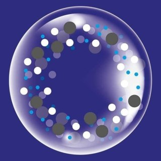 Balon foliowy kropki 1 Tuban (TB3623)