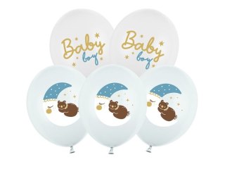 Balon gumowy Baby boy mix 300mm Partydeco (SB14P-338-000-6)