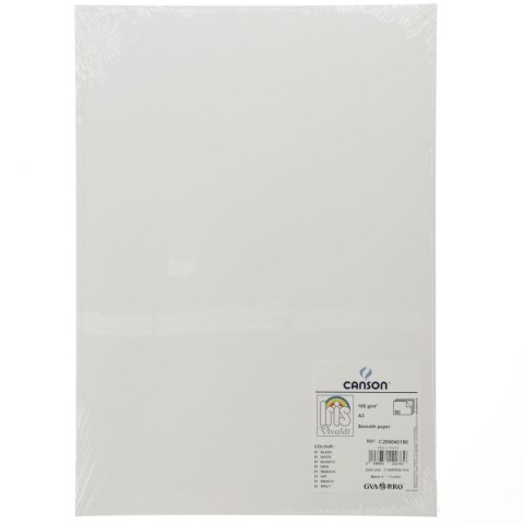 Brystol Iris 01 A3 biały 185g 50k [mm:] 297x420 Canson (200040180)