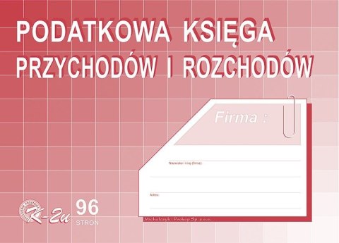 Druk offsetowy Podatkowa księga przychodów i rozchodów A4 96k. Michalczyk i Prokop (K-2u)