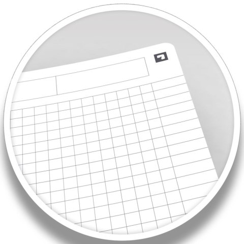 Kołobrulion Essentials A5 90k. 90g krata [mm:] 148x210 Oxford (100102938)