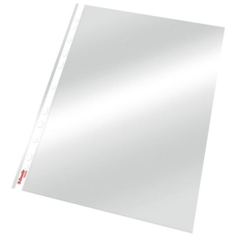 Koszulki na dokumenty krystaliczne A4 kolor: przezroczysty typu U 55 mic. Esselte (56066)