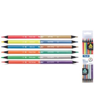 Kredki ołówkowe Bicolor 6 kol. Milan (7123306)