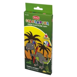 Kredki ołówkowe trójkątne 12 kol. Toma (TO-554)