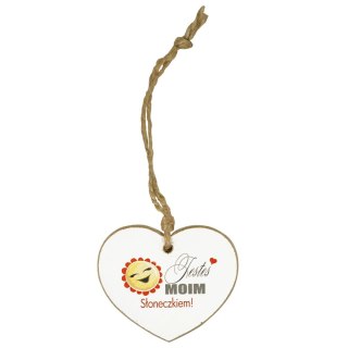 Ozdoba drewniana tabliczka dekoracyjna Arpex (WA6423)