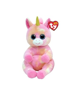 Pluszak Beanie Bellies SKYLAR jednorożec różowo-pomarańczowy [mm:] 240 Ty (TY43210)