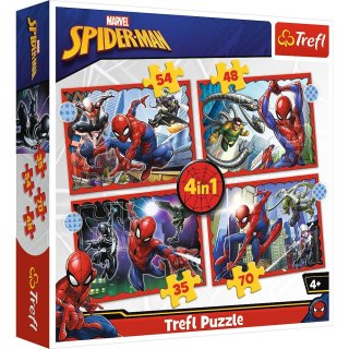 Puzzle Spider Man 4w1 el. Trefl (34384)