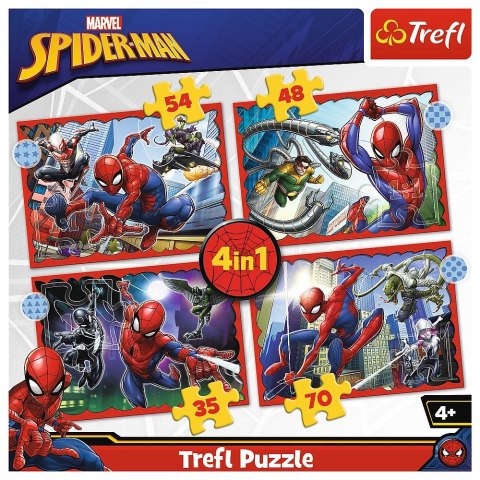 Puzzle Spider Man 4w1 el. Trefl (34384)