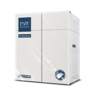 Serwetki Softpoint Unicolor biały bibuła [mm:] 320x380 Paw (PUNP000000)