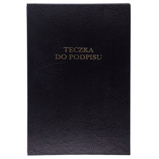 Teczka do podpisu A4 czarny 10k. Barbara (1822209)