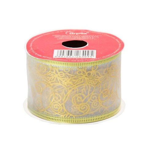 Wstążka 50x2,74 [mm x m] złoty Arpex (BN5175ZLO)