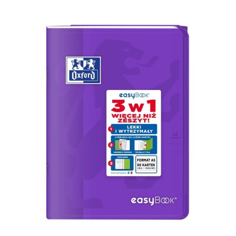 Zeszyt EASYBOOK A5 60k. 90g linia Oxford (400146694)