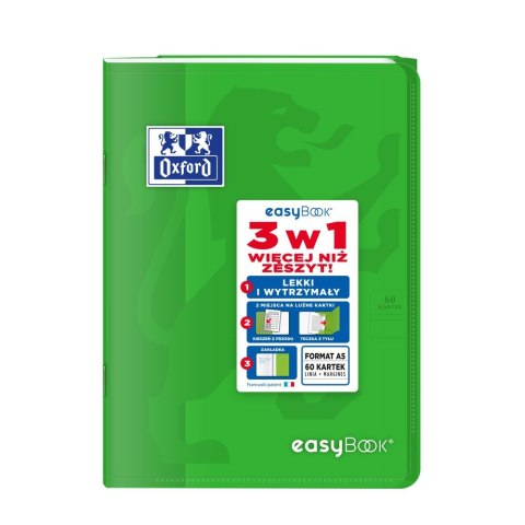 Zeszyt EASYBOOK A5 60k. 90g linia Oxford (400146694)