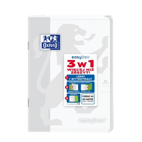 Zeszyt EASYBOOK A5 60k. 90g linia Oxford (400146694)