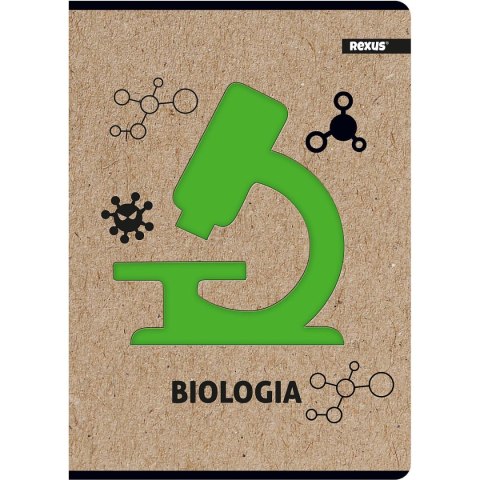 Zeszyt Kraft Liner biologia A5 60k. 70g krata [mm:] 147x209 Beniamin