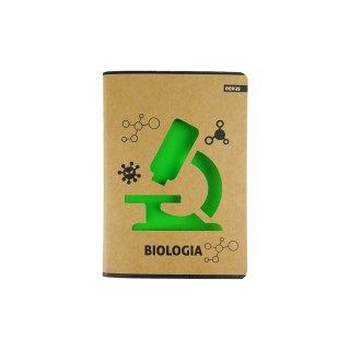 Zeszyt Kraft Liner biologia A5 60k. 70g krata [mm:] 147x209 Beniamin
