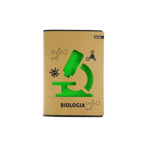 Zeszyt Kraft Liner biologia A5 60k. 70g krata [mm:] 147x209 Beniamin