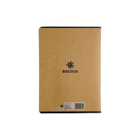Zeszyt Kraft Liner biologia A5 60k. 70g krata [mm:] 147x209 Beniamin