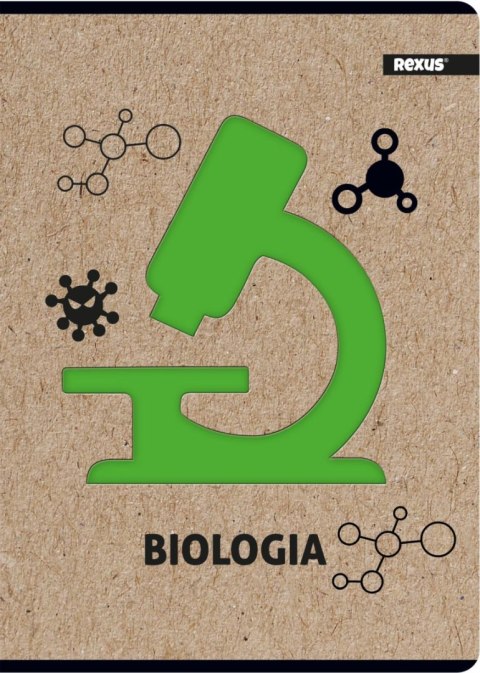 Zeszyt Kraft Liner biologia A5 60k. 70g krata [mm:] 147x209 Beniamin