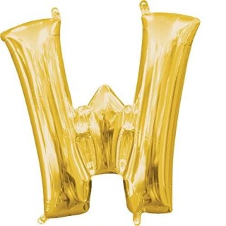 Balon foliowy balon mini literka w złota Amscan (3305601)