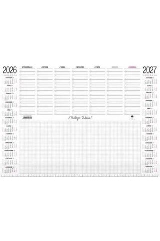 Kalendarz biurkowy duży z listwą 594mm x 420mm Pan Kalendarzyk (A2)