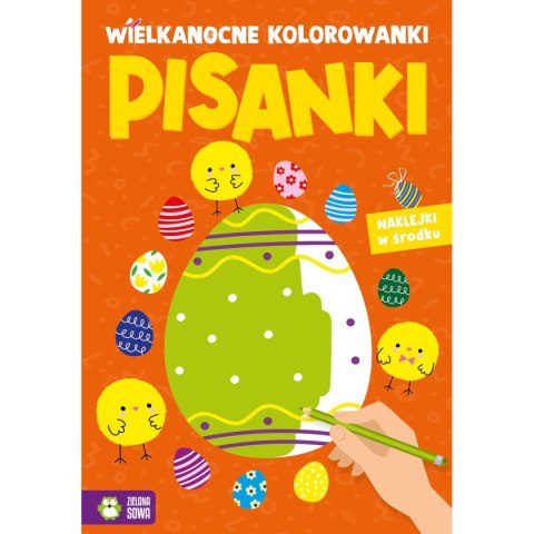 Książeczka edukacyjna Wielkanocne kolorowanki. Pisanki Zielona Sowa
