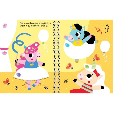 Książka dla dzieci Paluszkowe malowanki. Jednorożce Aksjomat