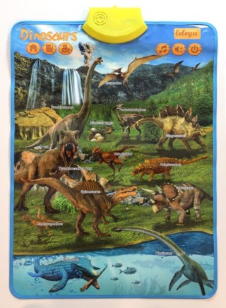 Mata dla malucha z dźwiękami i zagadkami dinozaur Norimpex (NO-1006946)