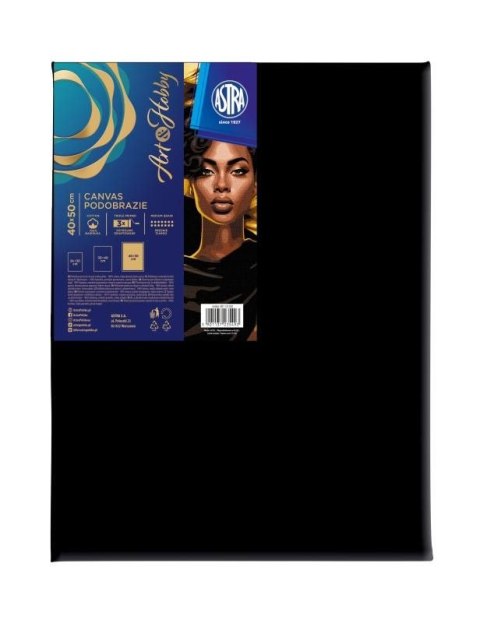 Podobrazie czarne [mm:] 400x500 Astra Art&hobby (801125003)