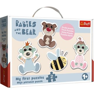 Puzzle Bobaski I Miś Baby classic Trefl (36139)