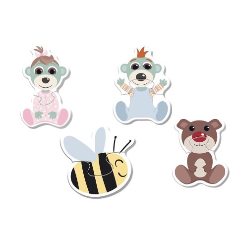 Puzzle Bobaski I Miś Baby classic Trefl (36139)