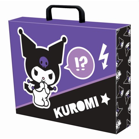 Teczka kartonowa na klips Kuromi A4 różne Unipap