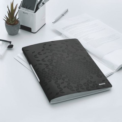 Teczka ofertowa Wow A4 kolor: CZARNY 40 kieszeni Leitz (46320095)