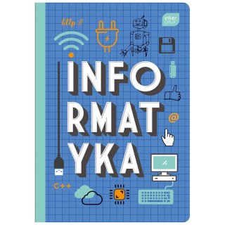 Zeszyt tematyczny INFORMATYKA A5 60k. krata Interdruk (ZE60INF#)