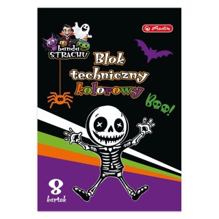 Blok techniczny Halloween 9510119 A4 kolorowy Herlitz (300024718)